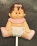 4180 Baby Girl Chocolate or Hard Candy Lollipop Mold